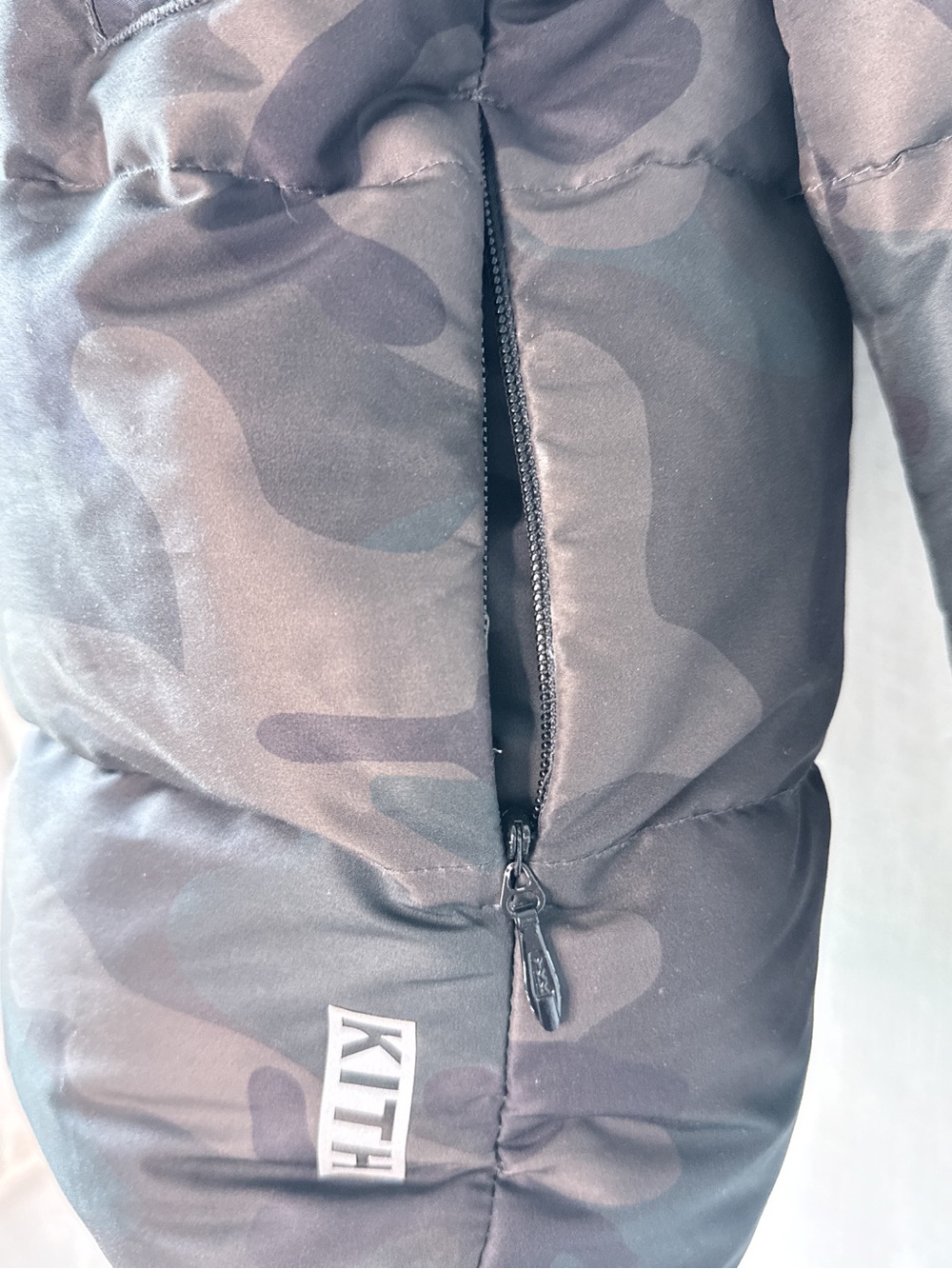 Kith x Nano Universe Nishikawa Down Hooded Puffer Jacket Woodland Camo Small - Picture 7 of 16